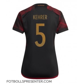 Tyskland Thilo Kehrer #5 Borta Matchtröja Dam VM 2022 Kortärmad